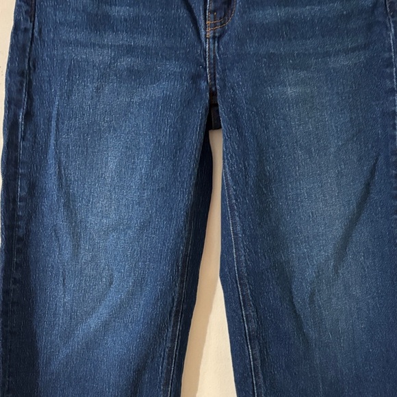 Quince Bella Stretch Relaxed Straight Stormy Blue Size 28 - Picture 3 of 9